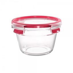 Boîte alimentaire ronde en verre 0,9 l Clip & Close Emsa