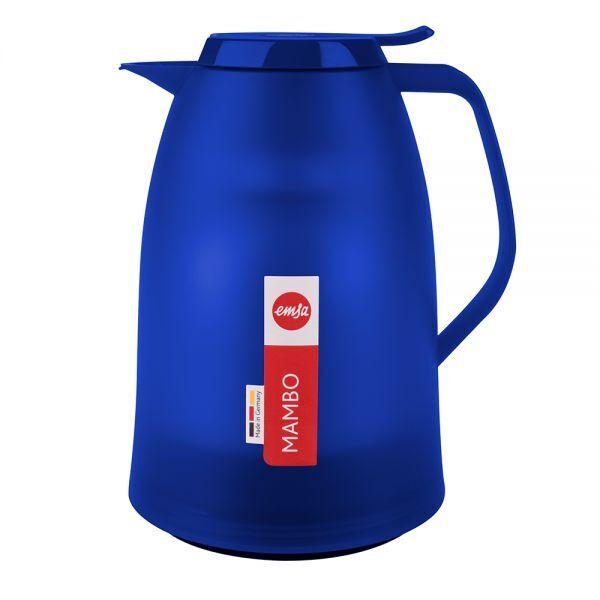 Pichet isotherme 1 litre bleu translucide Mambo Emsa