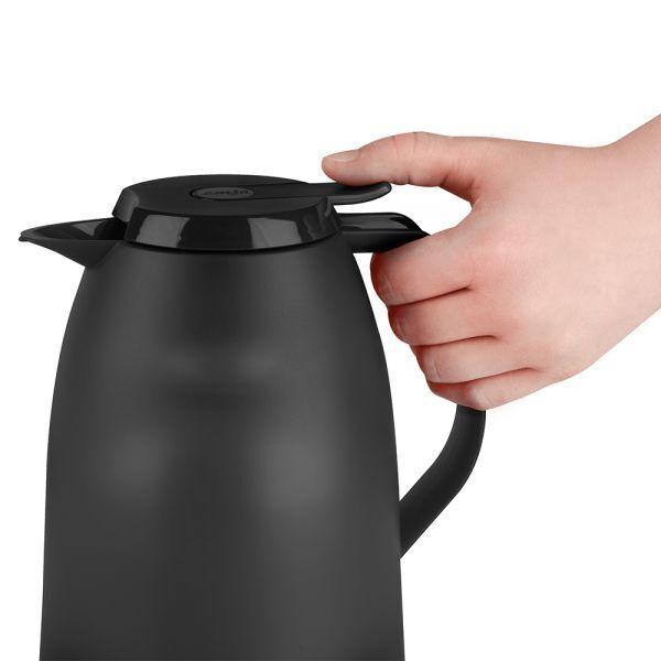 Carafe isotherme 1,5 litre noire brillant Mambo Emsa