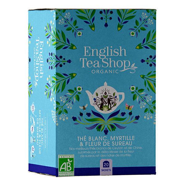 Thé blanc Fleur de sureau myrtille 20 sachets