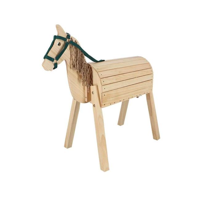 Cheval de jardin en bois