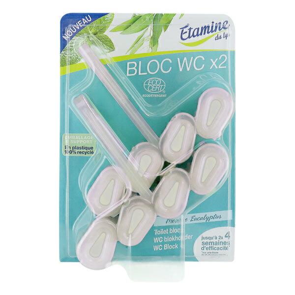 Blocs WC menthe et eucalyptus 2x50g