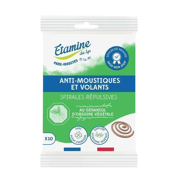 Anti-moustiques et volants Spirales répulsives x10