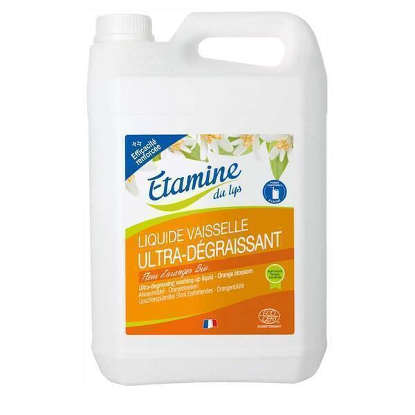 Liquide vaisselle ultra dégraissant fleur d'oranger 5L