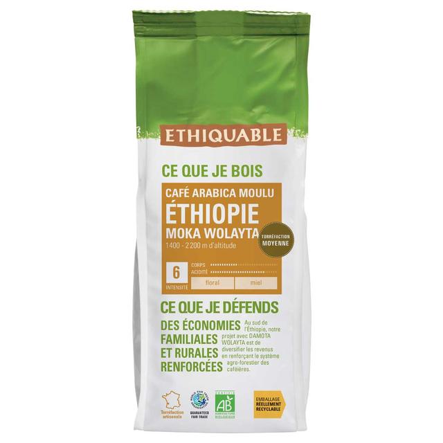 Café moulu moka Ethiopie Bio 250g