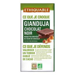 Chocolat noir gianduja Nicaragua Bio 100g