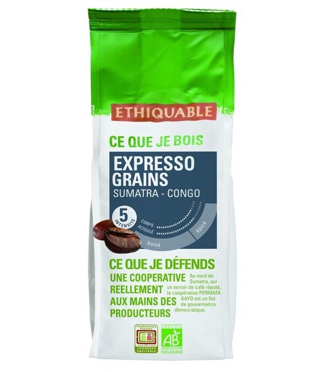 Café Bolivie guatemala Expresso Grains bio & équitable - 500 g