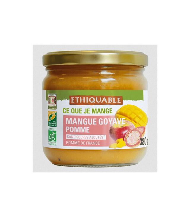 Purée Mangue Goyave Pomme bio et éthiquable