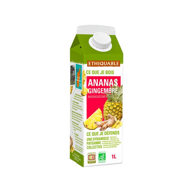 Pur jus ananas gingembre 1L