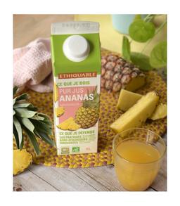 Pur jus Ananas bio et équitable