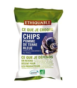 Chips Pomme de Terre Bleue bio & équitable