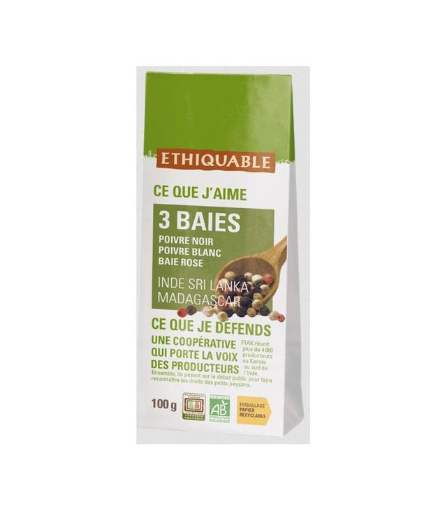 3 Baies bio & équitable en sachet