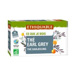 Thé earl grey Darjeeling 20 sachets