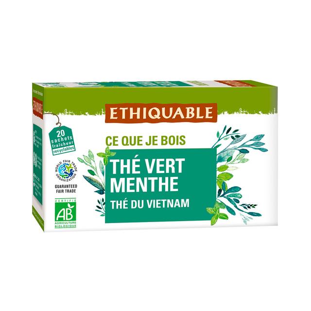 Thé vert menthe Vietnam 20 sachets