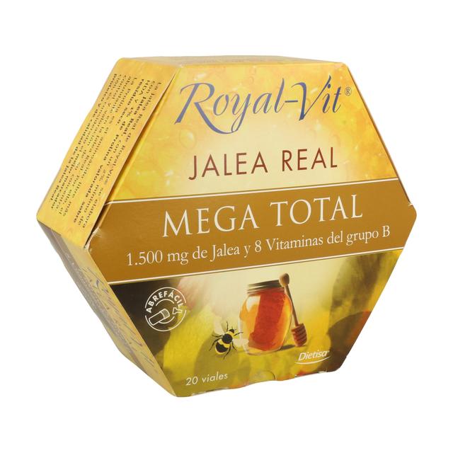 Gelée royale Royal Vit Mega Total 20 ampoules de 1500mg