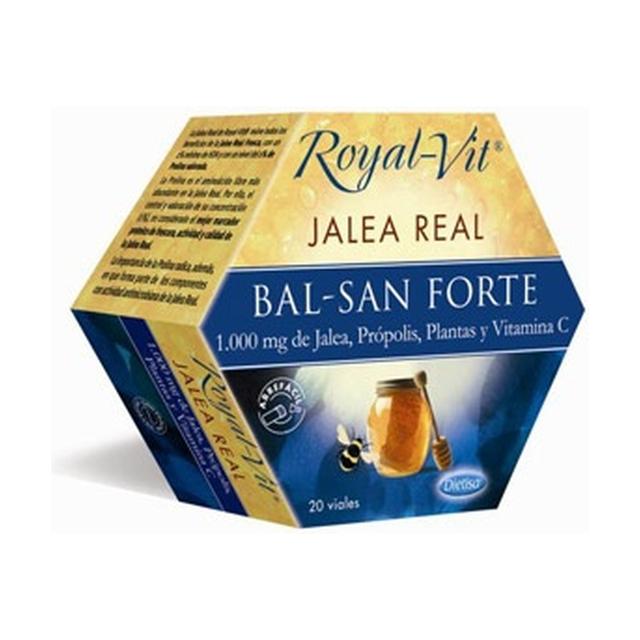 Gelée royale Bal-San Forte 20 ampoules de 10ml (Abricot)