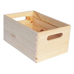 Boîte empilable Kairus 3 en bois 40 x 30 x 24cm