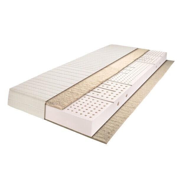 Matelas Latex Naturel + coton organique + laine