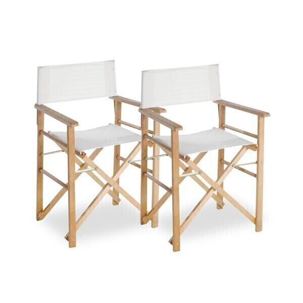 2 fauteuils pliants Monaco