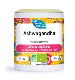 Ashwagandha (Ginseng Indien) Gélules ayurvédiques - 250 gélules