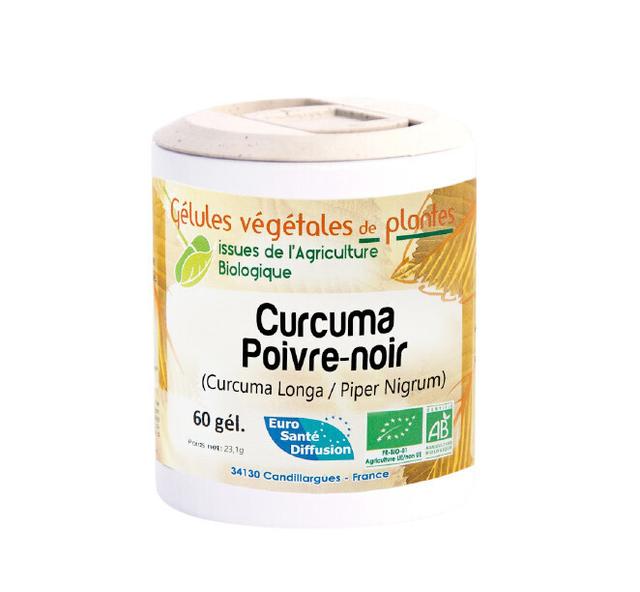 Curcuma et poivre noir 250 gélules