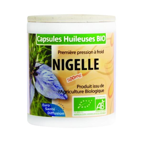 Huile de graines de nigelle (cumin noir) Bio - 1000 capsules