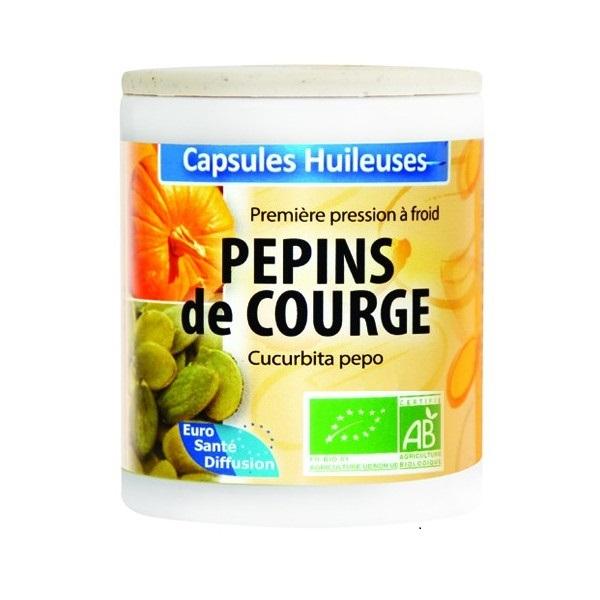 Capsules huileuses de pépins de courge - 1000 capsules