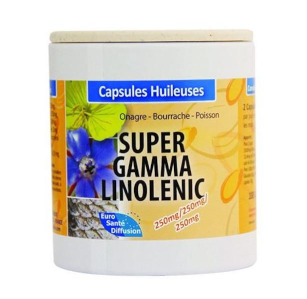 Super Gamma Linolenic - Onagre Bourrache Poisson - 250 capsules