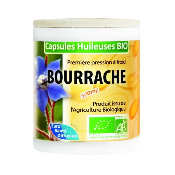 Capsules Bourrache Bio + Vitamines E - 250 capsules