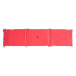 Tour de lit velours 45x190 cm Coton bio Corail