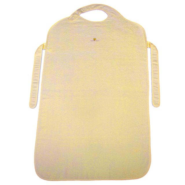 Tablier de bain éponge 70x100 cm Coton bioe-Jaune