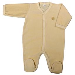 Pyjama velours 12 mois  Coton bio Jaune