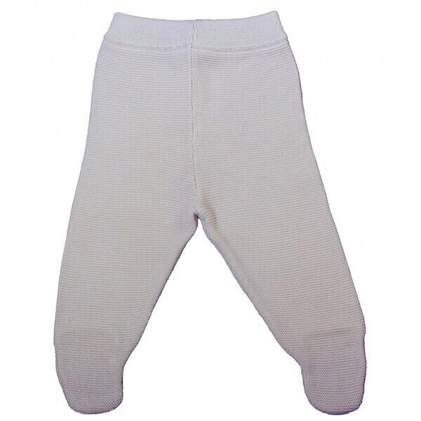 Pantalon tricot 1 mois coton bio Gris