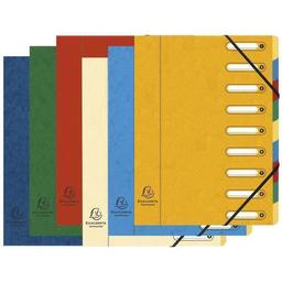 Trieur HARMONIKA® 9 fenêtres et élastiques Coloris aléatoire