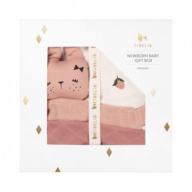 Coffret Cadeau de Naissance Bio Old Rose