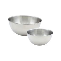 Set de 2 bols à mixer en inox 20,5 et 25 cm Fackelmann Basic