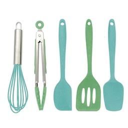 5 ustensiles de cuisine pour enfants en silicone Fackelmann Mini