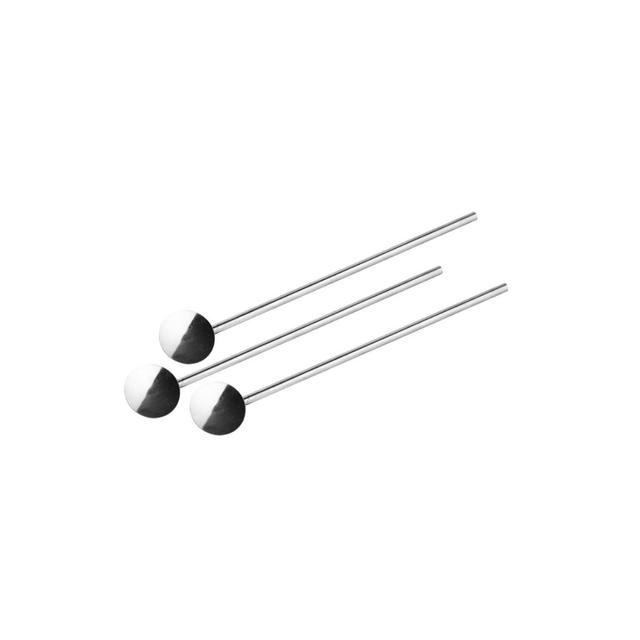 Lot de 3 cuillères à paille réutilisables 18 cm Fackelmann Bar