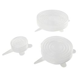 Lot de 3 couvercles de conservation en silicone étirable