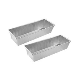 Lot de 2 moules à cakes 25,5 x 11,2 cm Zenker Silver