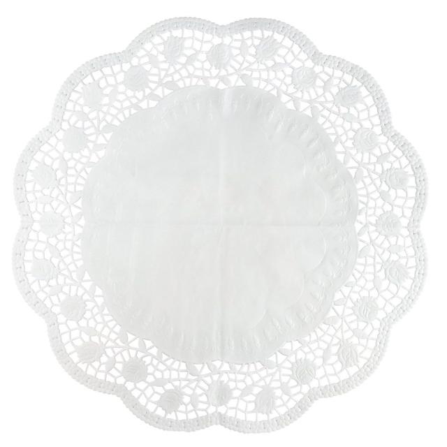 Lot de 30 napperons papier ronds pour tartes et gâteaux Zenker