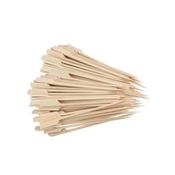 Lot de 100 pics en bois brochettes de 15 cm Fackelmann Single