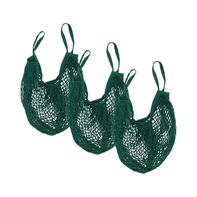 Lot de 3 sacs à provisions type filet de course Fackelmann Eco