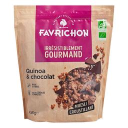 Muesli croustillant quinoa-chocolat 450g Bio