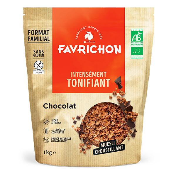 Muesli croustillant chocolat sans gluten 1kg