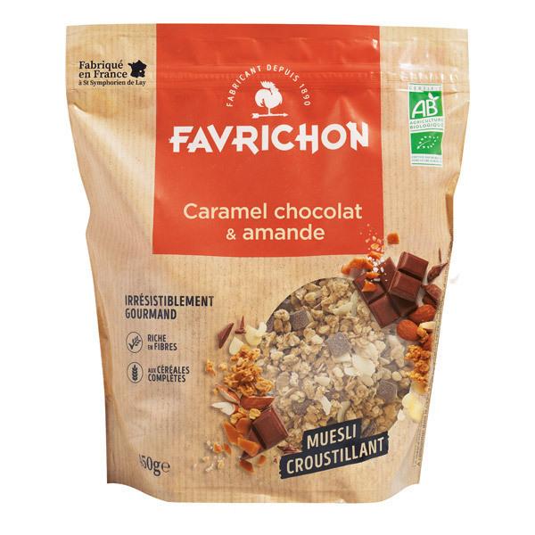 Muesli croustillant caramel, chocolat et amande 450g