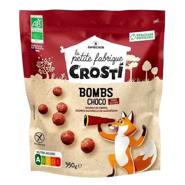 Crosti boules de maïs soufflées chocolat sans gluten 350g