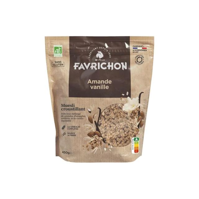 Muesli croustillant amande vanille 450g