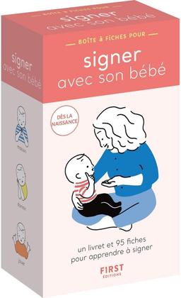 Boîte à fiches signer avec son bébé