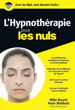 Livre  Hypnothérapie Poche Pour les nuls - Bryant Mike/Mabbutt P